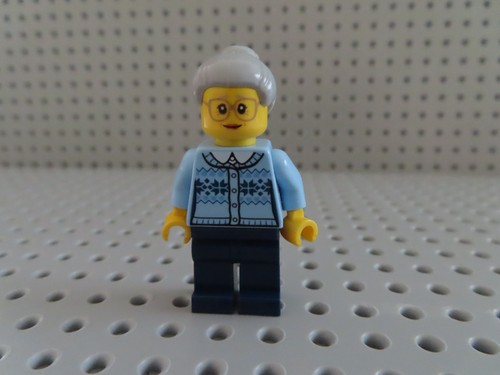 Lego figur holiday oma - lego,