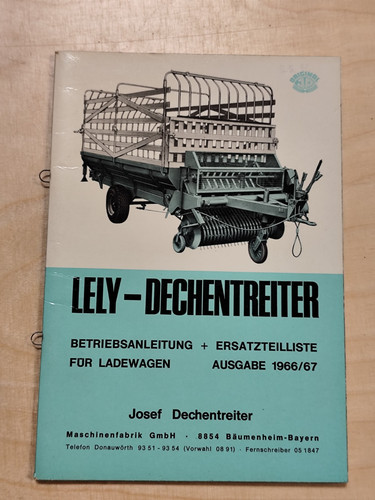 Lely dechentreiter ladewagen - lely,