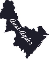 2x Auto Aufkleber Norwegen