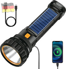 Solar LED Taschenlampe USB
