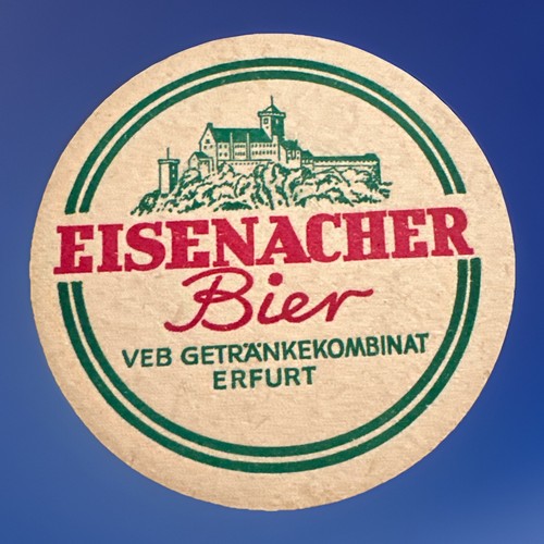 Bierdeckel eisenacher bier - eisenacher, veb