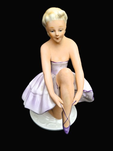 Porzellan figur ballerina - porzellan,