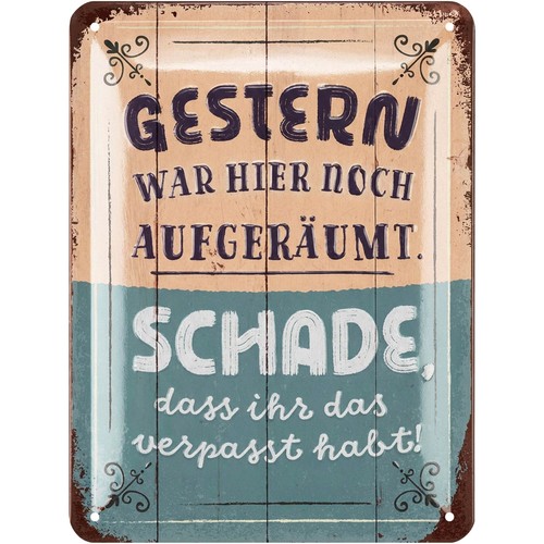 Retro blechschild vintage - blechschild,,