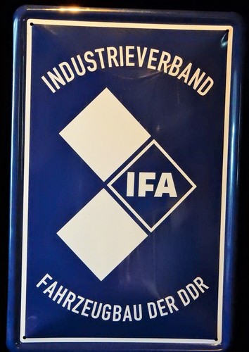 Blechschild ifa - blechschild,