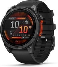 Garmin fēnix 8 AMOLED Schwarz GPS Multisport-Smartwatch 47mm | Neu & OVP (G7)