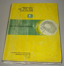 Betriebsanleitung John Deere