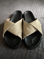 garment project Damen Sandalen Gr 38 Common Copenhagen Stil Leder Slides