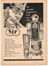 Vintage Werbung 4711 Sir