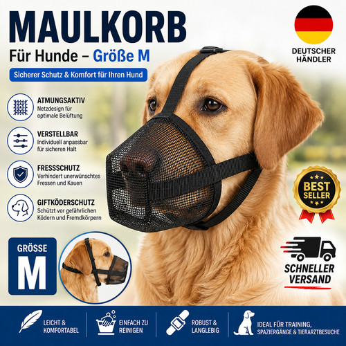 Maulkorb hund größe - maulkorb, m