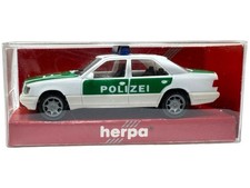 Herpa Mercedes W124 E320 POLIZEI 042314 -1:87 H0 Modellauto INKgrafiX TOYS A332