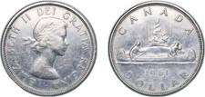 Silbermünze Canada1 Dollar -
