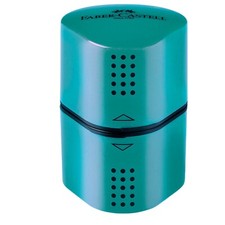 Faber-Castell Grip 2001 Trio Jumbo Anspitzer Tub - Petrol - Einzel