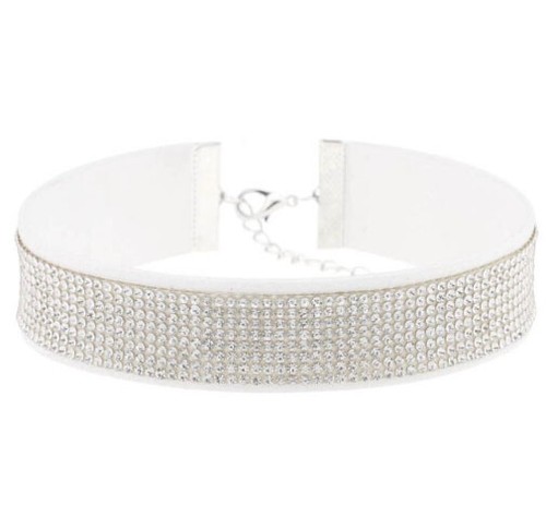 Elegantes kristallhalsband - elegantes,
