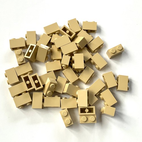 Lego bausteine 1x2 beige - lego,