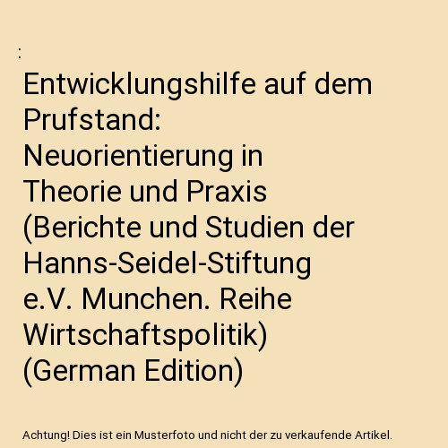 Entwicklungshilfe auf dem