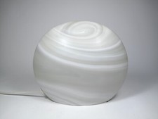 peill & putzler glas tischlampe 60er 70er design glass table lamp marble swirl