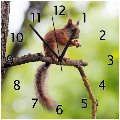Wallario wanduhr aus glas - wallario,
