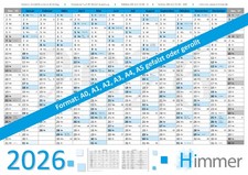 Plakatkalender xxl 2026 din - xxl,