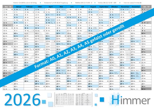 Plakatkalender xxl 2026 - plakatkalender, a0