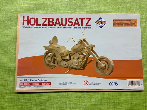 Pebaro holzbausatz harley - holzbausatz,