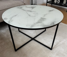 Marmor Sofa Tisch helles grau | NEU