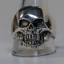 Vampir schädel ring 925 - ring, .925