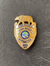 Polizeiabzeichen - Park Ranger Long Beach "Peace Officer" - Göde