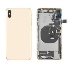 iPhone XS Max Gehäuse mit Backcover Gold Versand aus Deutschland