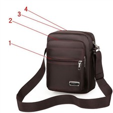 Herren Messenger Tasche Crossbody Schultertasche Umhängetasche auch Gürteltasche