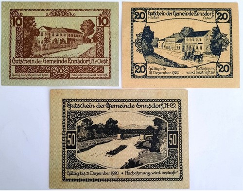 Ennsdorf serienscheine - ennsdorf,