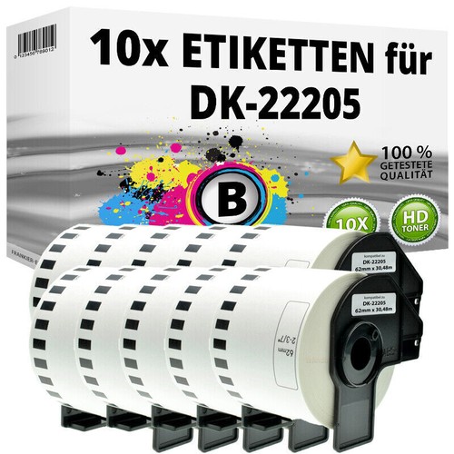 Etiketten für brother touch - für, p-touch