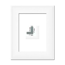 Leinwandrahmen Fleur Weiß