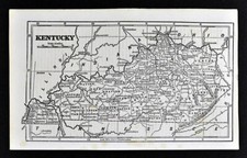 1855 Savage Map Kentucky