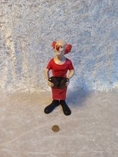 Skulptur Musiker Clown mit
