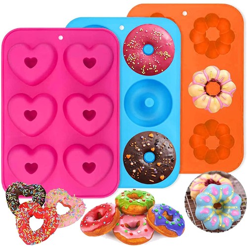 Silikon donutformen set - silikon,