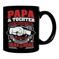 Tasse Papa und Tochter Kaffeetasse Familien Motive Sprüche vater zitate Becher