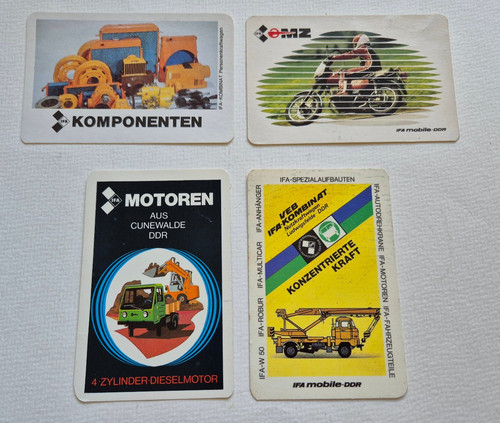 Ddr werbung reklame 4x - --,