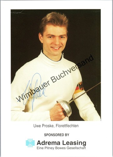 Original autogramm uwe proske - original,