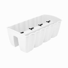 Geländertopf Blumenkasten 60cm Hängetopf Blumentopf Balkontopf DCRO Weiß