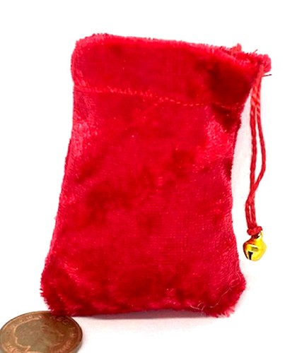 Weihnachtsmann sack rot samt - sack,