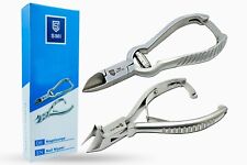 SMI Kopfschneider Fußnagelzange Nagelzange für Starke Fußnägel mit Etui 2 Stück