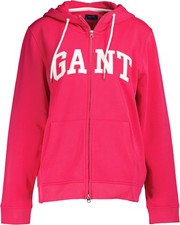 NEU !! GANT Damen Sweatshirt - Jacke mit Kapuze pink Gr. XL