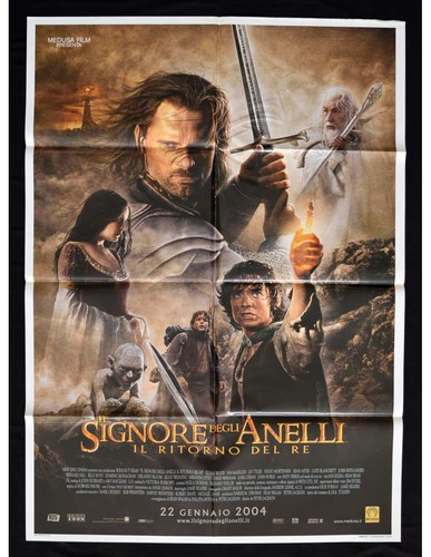 Plakat der herr - herr, ringe