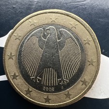 Deutschland 1 Euro Münze 2002 J Adler Umlaufmünze Sammelmünze Gedenkmünze