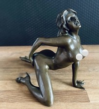 Bronzefigur Jungfrau Skulptur