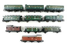 Fleischmann Konvolut 10er Set Personenwagen der K.P.E.V., EVP, (CK055)