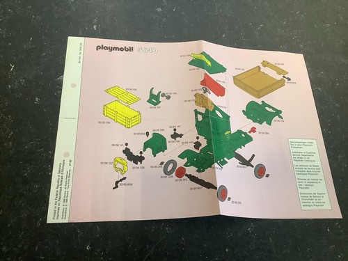 Playmobil alte bauanleitung - ,