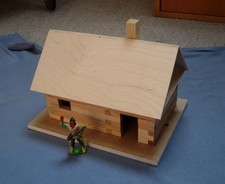 Holzhaus für Dioramenbauer -