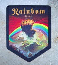 PATCH SHAPE LASER CUT - RAINBOW - RAINBOW RISING - HARD ROCK / HEAVY METAL