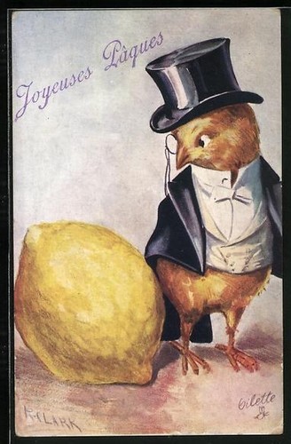 Künstler osterküken mit - osterküken,